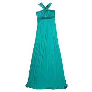 BCBGeneration Jade Green Full Length Dress
